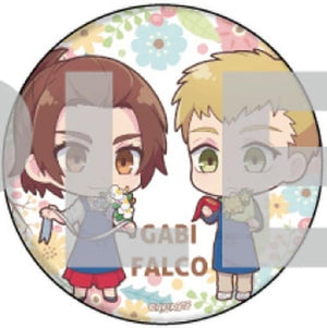 Gabi Braun Falco Grice Attack on Titan Mini Character Can Badge 37. Flower Shop Ver. Can Badge [USED]