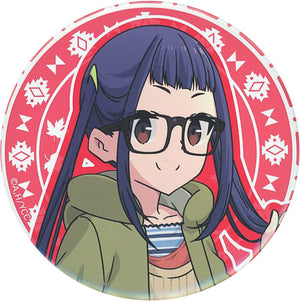 Chiaki Ogaki Full Color Laid-Back Camp Dream Can Badge Maple & Smelt Art Tin Badge [USED]