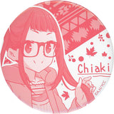 Chiaki Ogaki Pastel Colour Laid-Back Camp Dream Can Badge Maple & Smelt Art Tin Badge [USED]