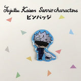 Satoru Gojo Cinnamoroll Jujutsu Kaisen X Sanrio Characters Lapel Pin Badge [USED]