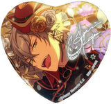 Koga Ogami Ensemble Stars! TORUPAKA! Heart Shaped Can Badge Vol.4 Ver.A Can Badge [USED]