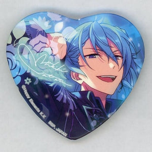 Wataru Hibiki Ensemble Stars! TORUPAKA! Heart Shaped Can Badge Vol.4 Ver.B Tin Badge [USED]