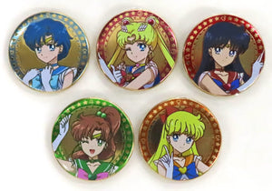 Sailor Moon, etc. Sailor Moon Metal Badge Collection A Museum Limited 5 Piece Set Badge [USED]