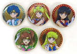 Sailor Moon, etc. Sailor Moon Metal Badge Collection A Museum Limited 5 Piece Set Badge [USED]