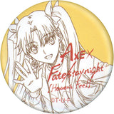 Rin Tohsaka Line Drawing Ver. Fate/stay night: Heaven's Feel x Axe Original Can Badge Target Product Purchase Privilege Tin Badge [USED]