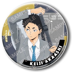 Keiji Akaashi Full Color Haikyu!! Can Badge Collection Tin Badge [USED]