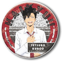 Tetsuro Kuroo Glitter Haikyu!! Can Badge Collection Tin Badge [USED]