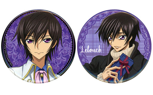 Lelouch Lamperouge Code Geass: Lelouch of the Rebellion Can Badge Set Birthday 2021 Tin Badge [USED]
