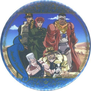 Jotaro Kujo, etc. Desert JoJo's Bizarre Adventure Scene Badge Collection 003 Stardust Crusaders A Anime 10th Anniversary Exhibition Limited Tin Badge [USED]