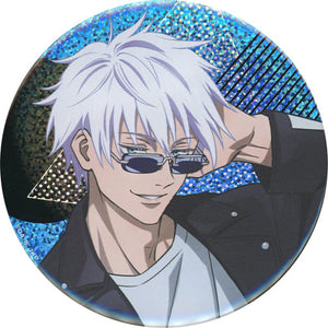 Satoru Gojo Jujutsu Kaisen Kuji Study&Study Big Kirakira Can Badge Kujibikido Limited Prize D-4 Can Badge [USED]