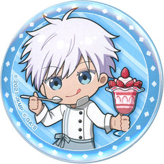 Satoru Gojo Jujutsu Kaisen 0 Can Badge Collection Waiter Ver. Tower Records Cafe Limited Can Badge [USED]