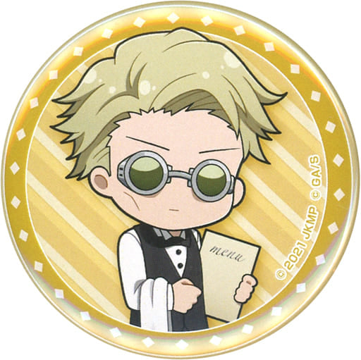 Kento Nanami Jujutsu Kaisen 0 Can Badge Collection Waiter Ver. Tower Records Cafe Limited Can Badge [USED]