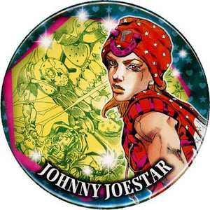 Johnny Joestar JoJo's Bizarre Adventure Collection Can Badge Hirohiko Araki Original Art Exhibition Jojo Boken no Hamon Kanazawa Limited Can Badge [USED]