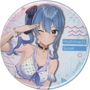 Hoshimachi Suisei Vtuber Hololive Random Can Badge Shiny Wave Ver. Can Badge [USED]