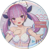 Minato Aqua Vtuber Hololive Random Can Badge Shiny Wave Ver. Can Badge [USED]