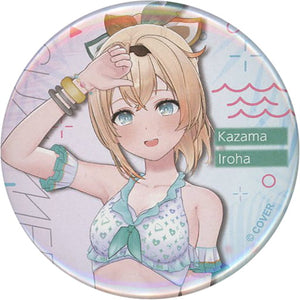 Kazama Iroha Vtuber Hololive Random Can Badge Shiny Wave Ver. Can Badge [USED]