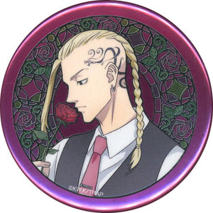 Ken Ryuguji Draken Tokyo Revengers DMM Scratch! Suit Selection Can Badge Prize E-3 Tin Badge [USED]