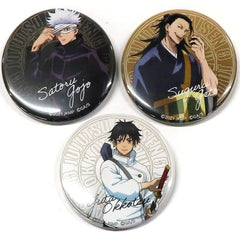 Satoru Gojo Suguru Getou Yuta Okkotsu Jujutsu Kaisen 0 Newly Drawn Can Badge Ver.2 Toho Animation Store Branch in Hibiya Chante Limited Set of 3 Tin Badge [USED]