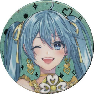 Hatsune Miku Glitter VOCALOID Rakuten Collection Kagamine Rin/Len Happy 14th Birthday Can Badge Prize E-9 Can Badge [USED]