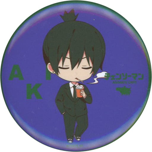 Chainsaw Man Aki Hayakawa SD Trading Can Badge animate cafe Limited Buttons [USED]