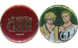 Roronoa Zoro Sanji One Piece Film Red Metal Can Badge animate Limited Advance Ticket Included Benefits Set of 2 Can Badge [USED]