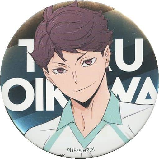 Toru Oikawa Haikyu!! Can Badge Decoration Specifications Joint Practice Session 2022 Jump Shop Limited Tin Badge [USED]