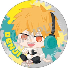 Chainsaw Man Denji Trading Can Badge ENJOY MUSIC Buttons [USED]