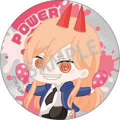 Chainsaw Man Power Trading Can Badge ENJOY MUSIC Buttons [USED]