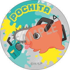 Chainsaw Man Pochita Trading Can Badge ENJOY MUSIC Buttons [USED]