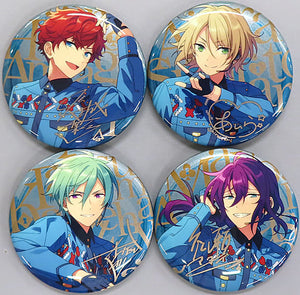 ALKALOID Ensemble Stars!! Gunsei Can Badge Set China 6th Anniversary Limited Edition Tin Badge [USED]