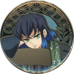 Inosuke Hashibira Demon Slayer: Kimetsu no Yaiba Relief Metal Can Badge animate Girls Festival 2022 Limited Tin Badge [USED]