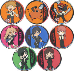 Chainsaw Man Denji & Others Trading Can Badge POP UP Shop at Sunshine City ALTA Limited All 8 Types Set Buttons [USED]