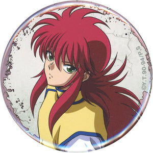 Kurama Yu Yu Hakusho Webkuji 7th Battle Dimension Can Badge Prize F Tin Badge [USED]