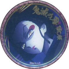 Daki Straight Face Demon Slayer: Kimetsu no Yaiba Mugen Train & Entertainment District Arc Foil Stamped 57mm Lottery Can Badge B Character Emaki Cafe in Ufotable Cafe Machi Asobi Cafe Shuu no maki Limited Tin Badge [USED]