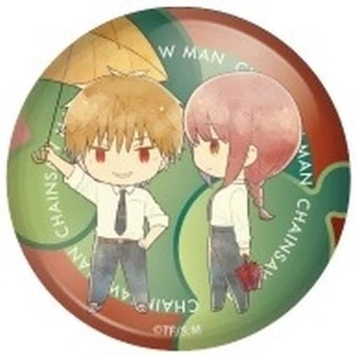Chainsaw Man Denji Makima Kasakko Metal Can Badge Buttons [USED]
