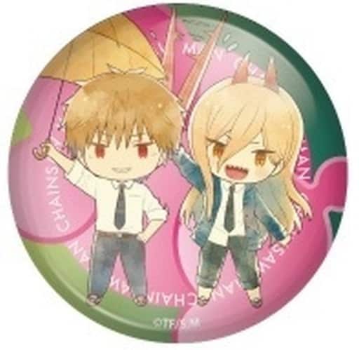 Chainsaw Man Denji Power Kasakko Metal Can Badge Buttons [USED]