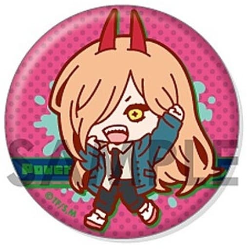 Chainsaw Man Power A Wachatto! Trading Can Badge Buttons [USED]