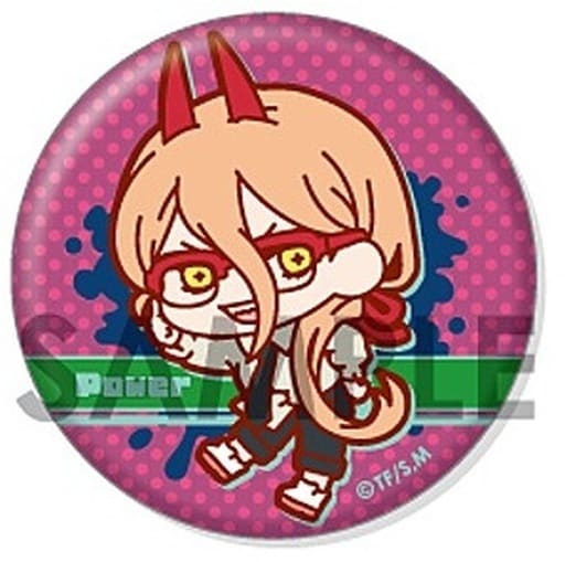 Chainsaw Man Power C Wachatto! Trading Can Badge Buttons [USED]