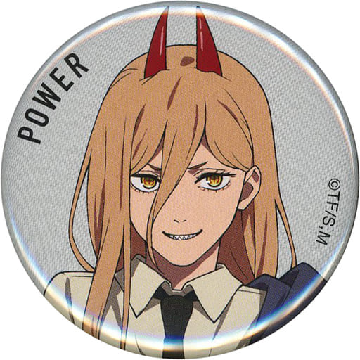 Chainsaw Man Power Trading Can Badge Grand Exchange Exhibition at baseyard tokyo Limited Buttons [USED]