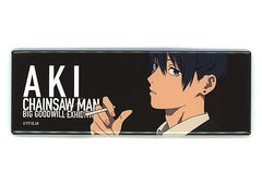 Chainsaw Man Aki Hayakawa Background Black Trading Square Long Can Badge Grand Exchange Exhibition at baseyard tokyo Limited Buttons [USED]