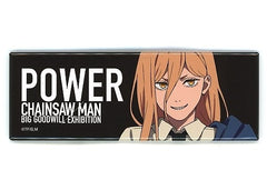 Chainsaw Man Power Background Black Trading Square Long Can Badge Grand Exchange Exhibition at baseyard tokyo Limited Buttons [USED]