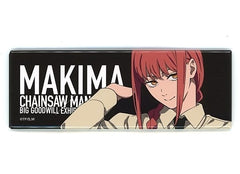 Chainsaw Man Makima Background Black Trading Square Long Can Badge Grand Exchange Exhibition at baseyard tokyo Limited Buttons [USED]