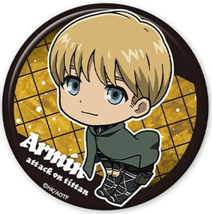 Armin Arlert Attack on Titan Tsunpittsu Trading Can Badge [USED]