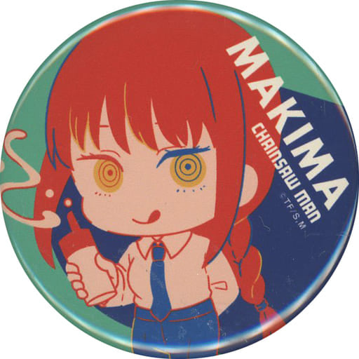 Chainsaw Man Makima Trading Can Badge Bakudanyaki Honpo First Edition Buttons [USED]