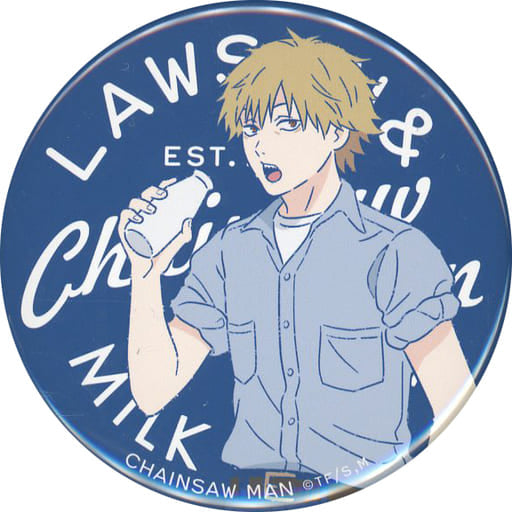 Chainsaw Man Denji Can Badge Lawson Campaign Limited Buttons [USED]