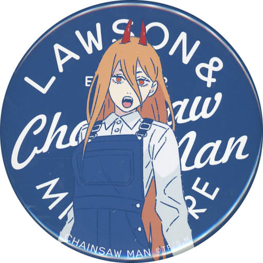 Chainsaw Man Power Can Badge Lawson Campaign Limited Buttons [USED]
