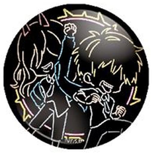 Chainsaw Man Power Denji Neon Line Can Badge Buttons [USED]