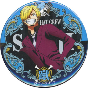 Sanji One Piece Yakara Can Badge Part 24 World Straw Store Limited Can Badge [USED]