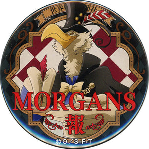 Morgans One Piece Yakara Can Badge Part 24 World Straw Store Limited Tin Badge [USED]