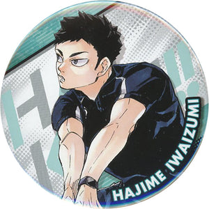 Hajime Iwaizumi Haikyu!! Collection Can Badge Exhaust: 10th Anniversary Ver. Can Badge [USED]